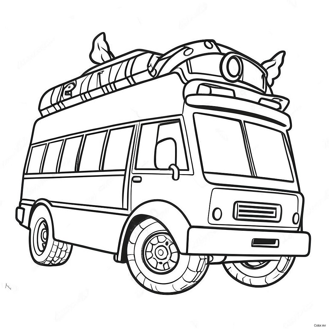 Autobus Da Battaglia Di Fortnite Da Colorare 73314 60519