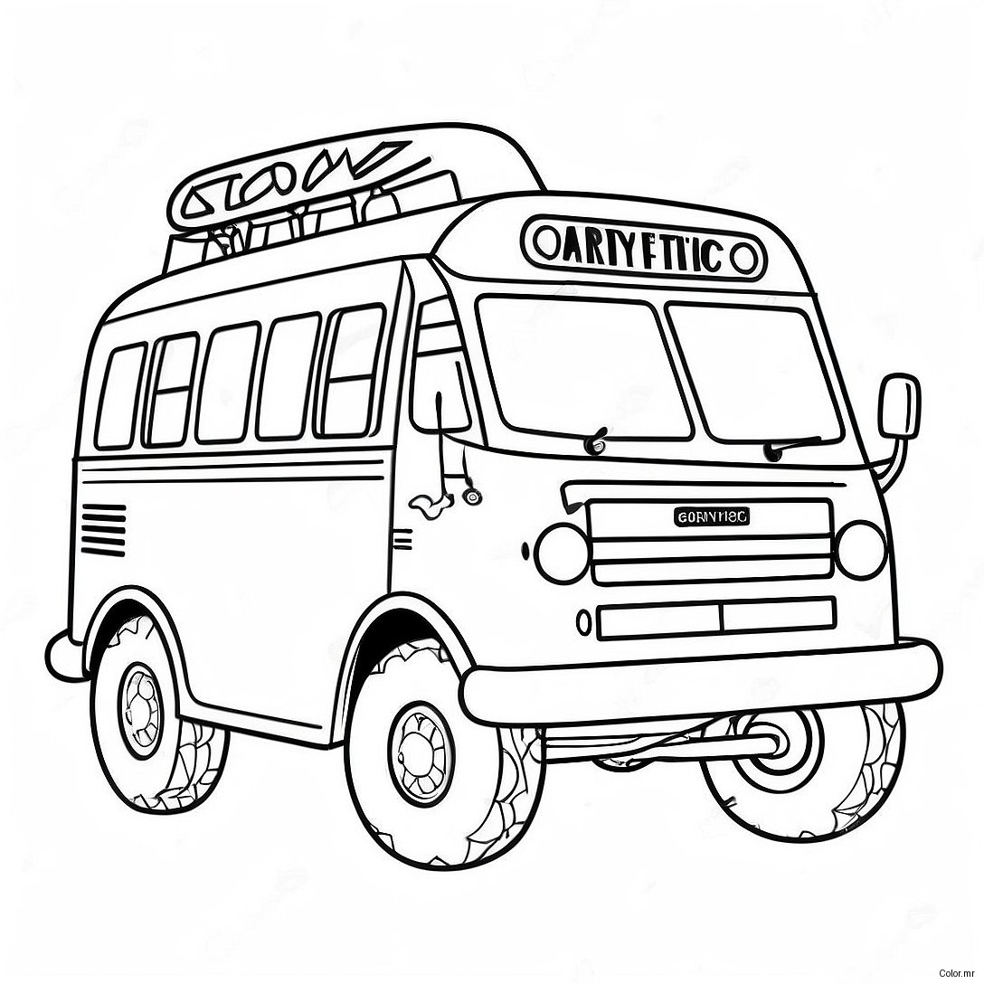 Autobus Da Battaglia Di Fortnite Da Colorare 73314 60520