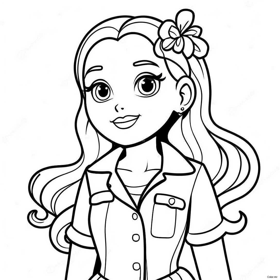 Bella From Rainbow High In Stylish Outfit Coloring Page 21503 19814
