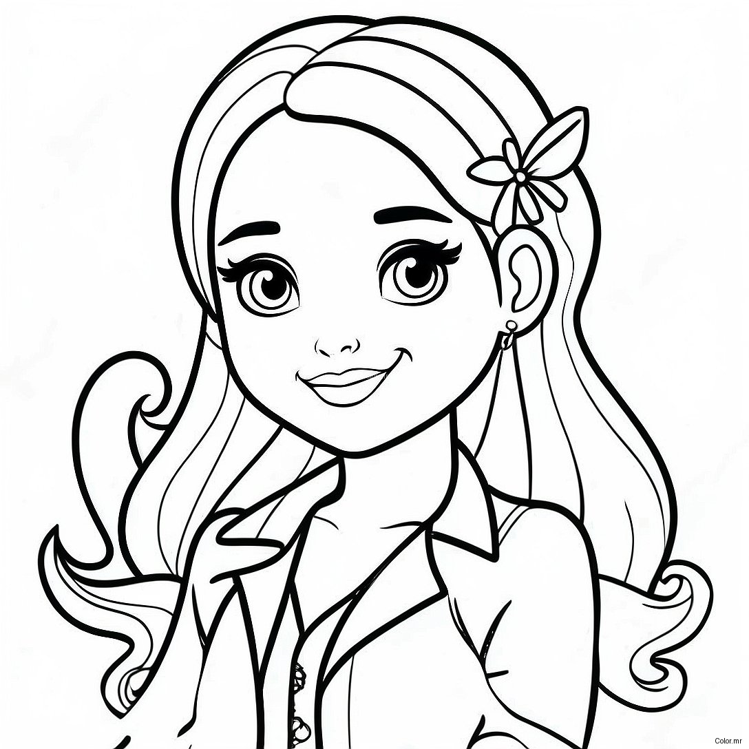 Bella From Rainbow High In Stylish Outfit Coloring Page 21503 19958