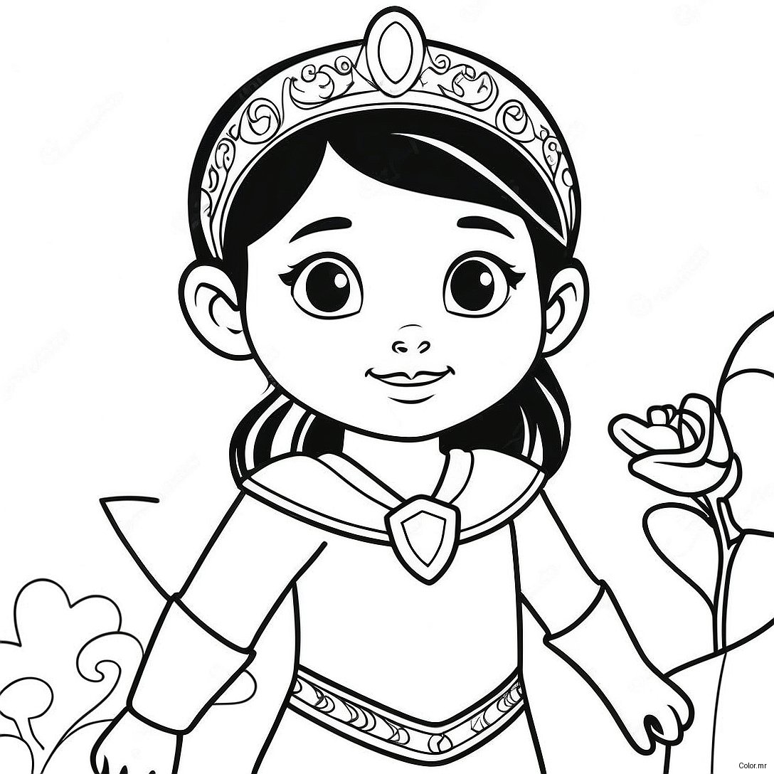 Bravery Of Nella The Princess Knight Coloring Page 56432 46910