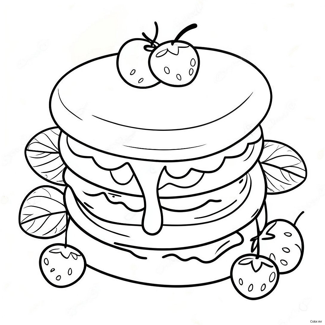 Cherry Jam Strawberry Shortcake Coloring Page 38216 31769