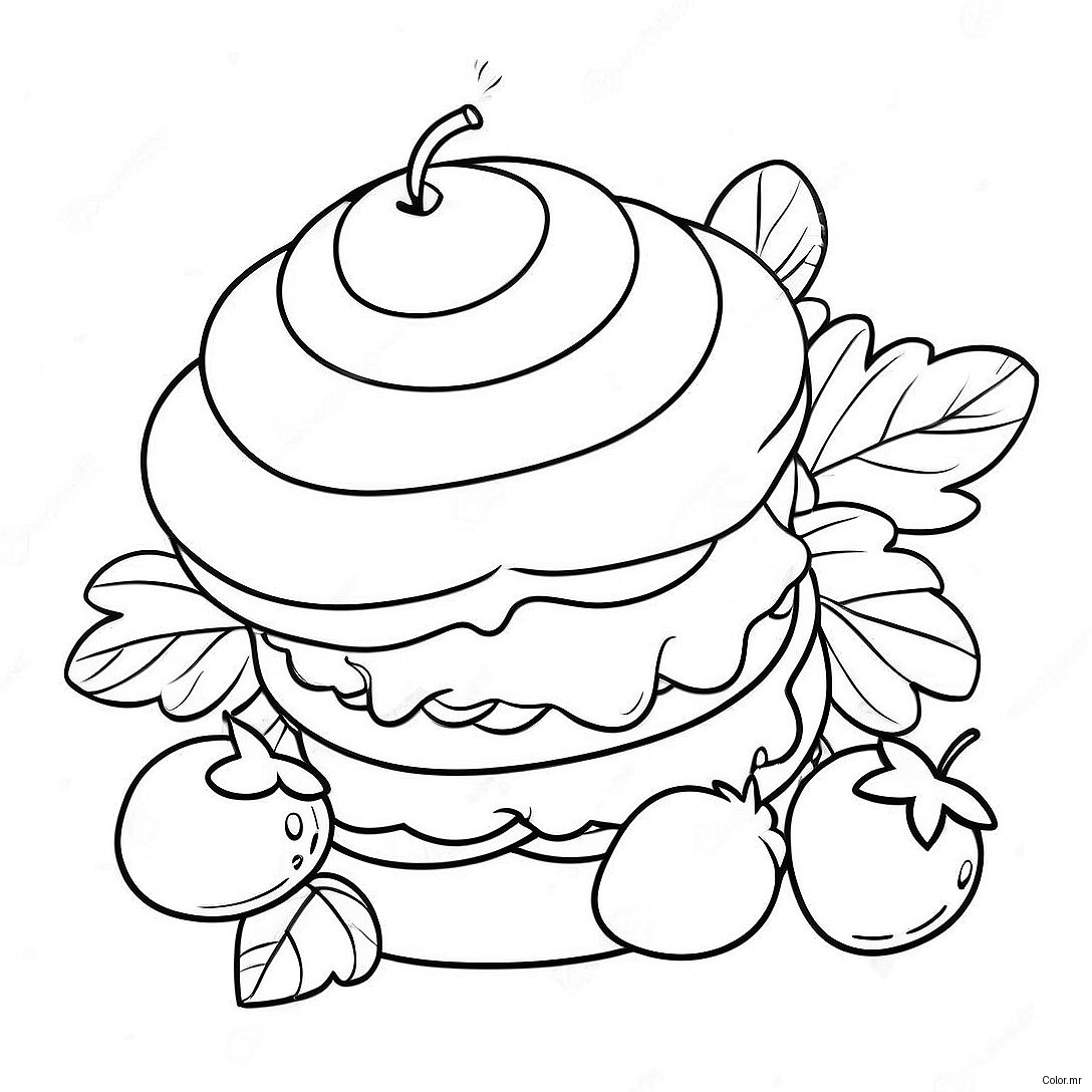 Cherry Jam Strawberry Shortcake Coloring Page 38216 31770