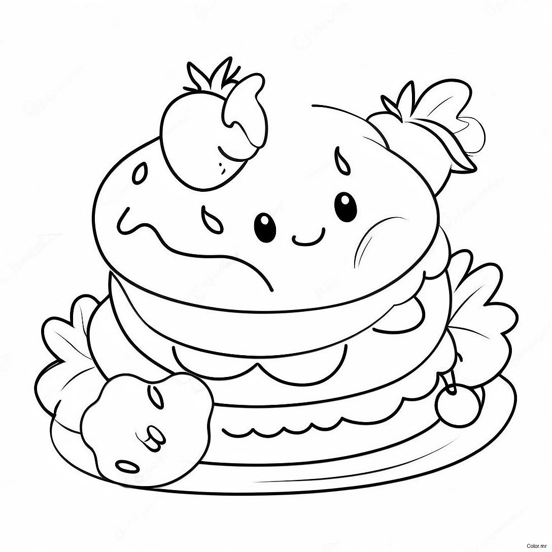 Cherry Jam Strawberry Shortcake Coloring Page 38216 31772