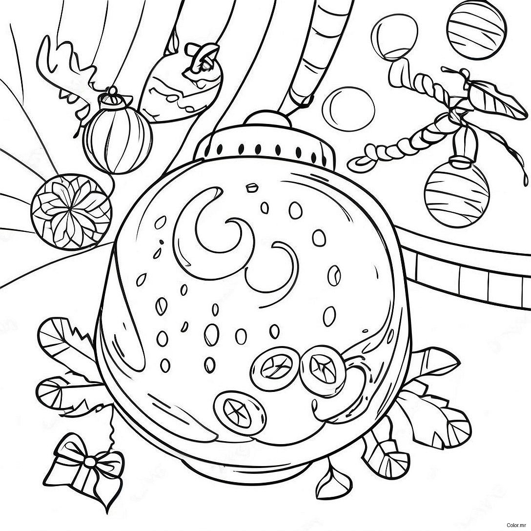 Christmas Countdown Calendar Coloring Page 19538 18278
