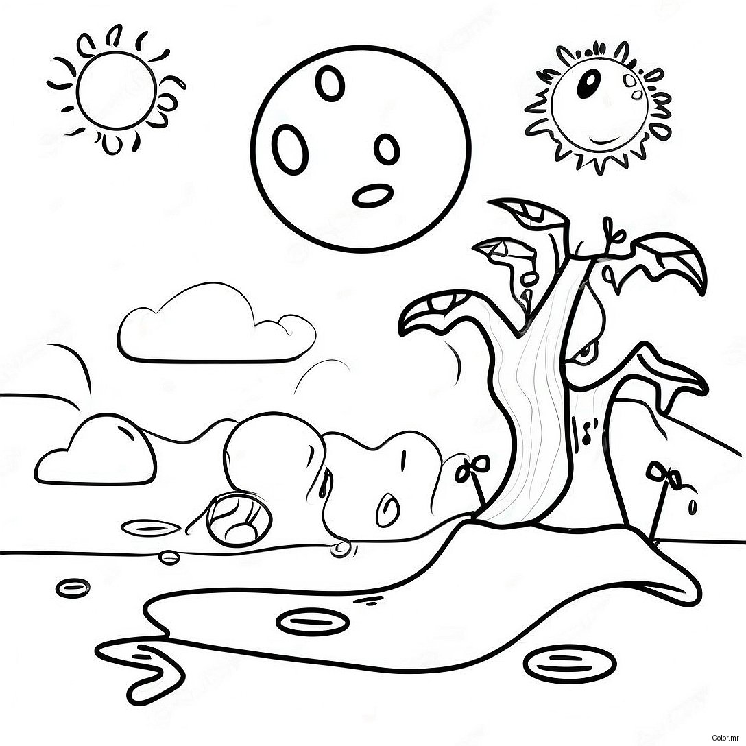 Climate Change Awareness Coloring Page 31208 27957
