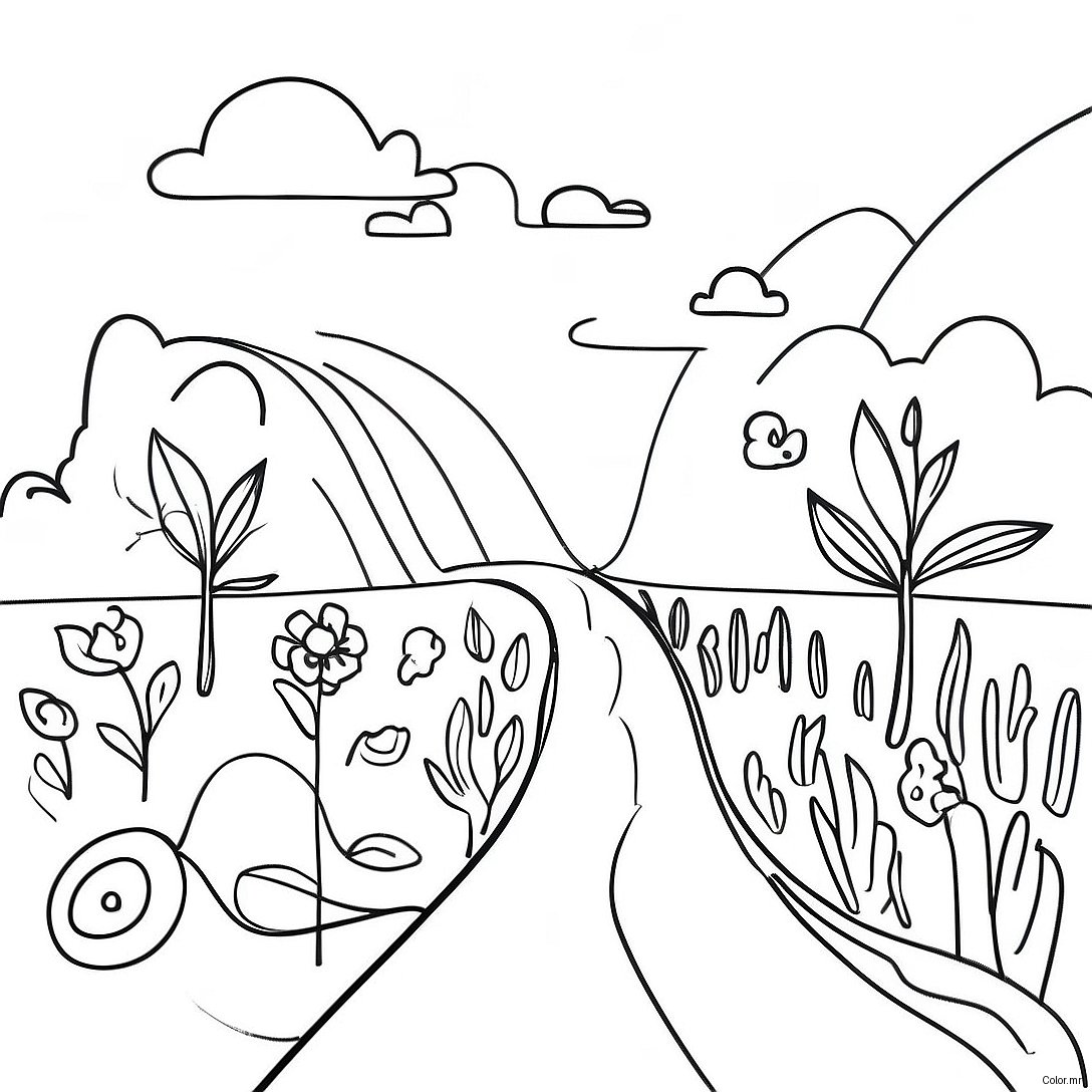 Colorful Addiction Recovery Journey Coloring Page 4081 3296