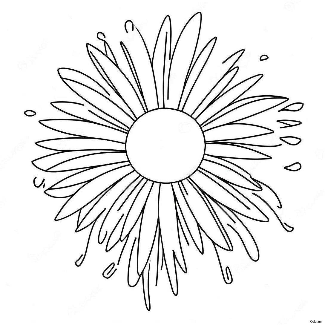 Colorful Fireworks Explosion Coloring Page 53318 44322