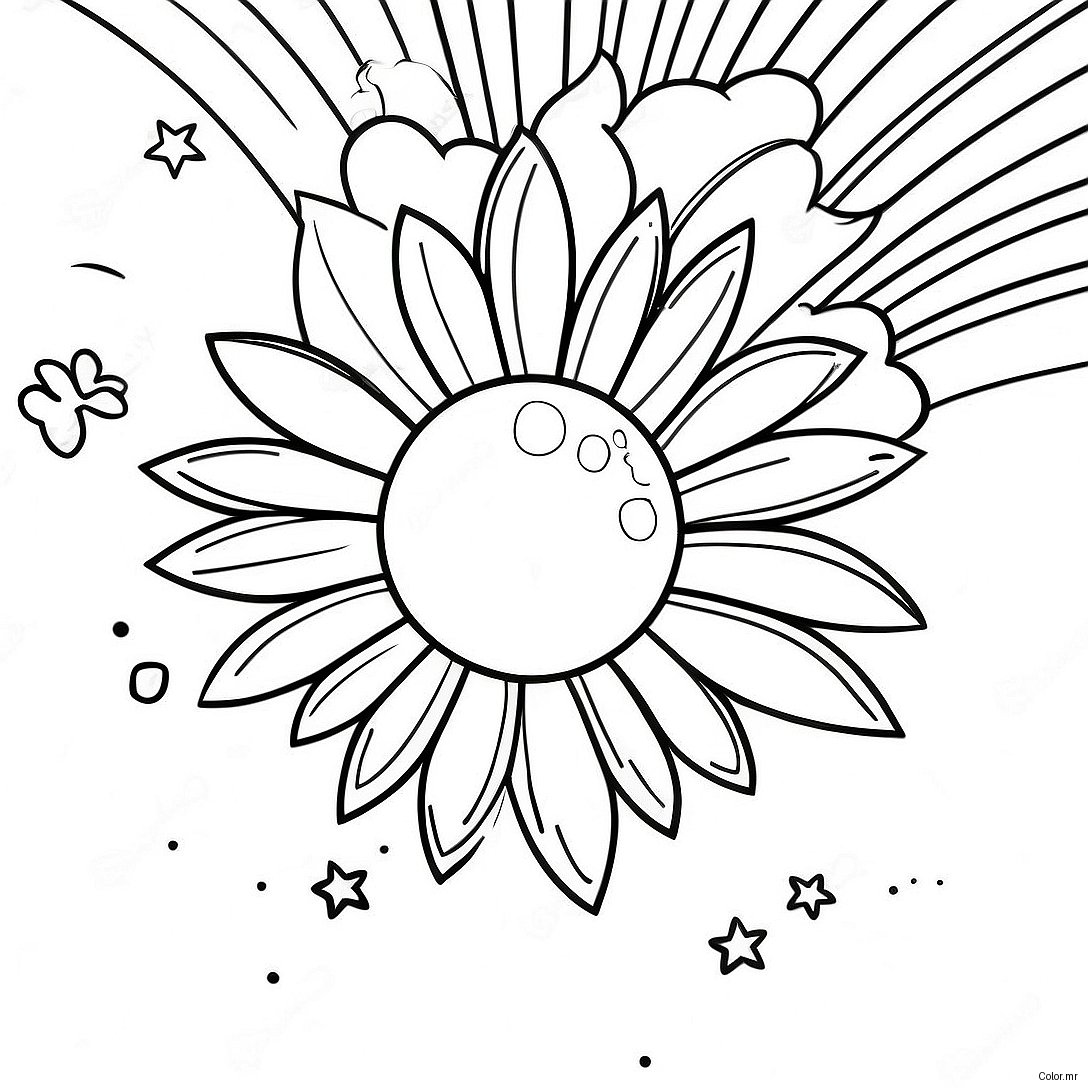 Colorful Fireworks Explosion Coloring Page 53318 44323