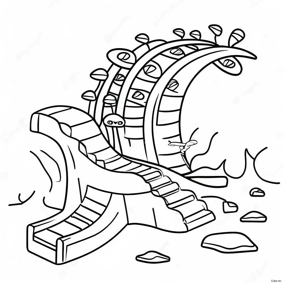 Colorful Marble Run Adventure Coloring Page 42832 35675