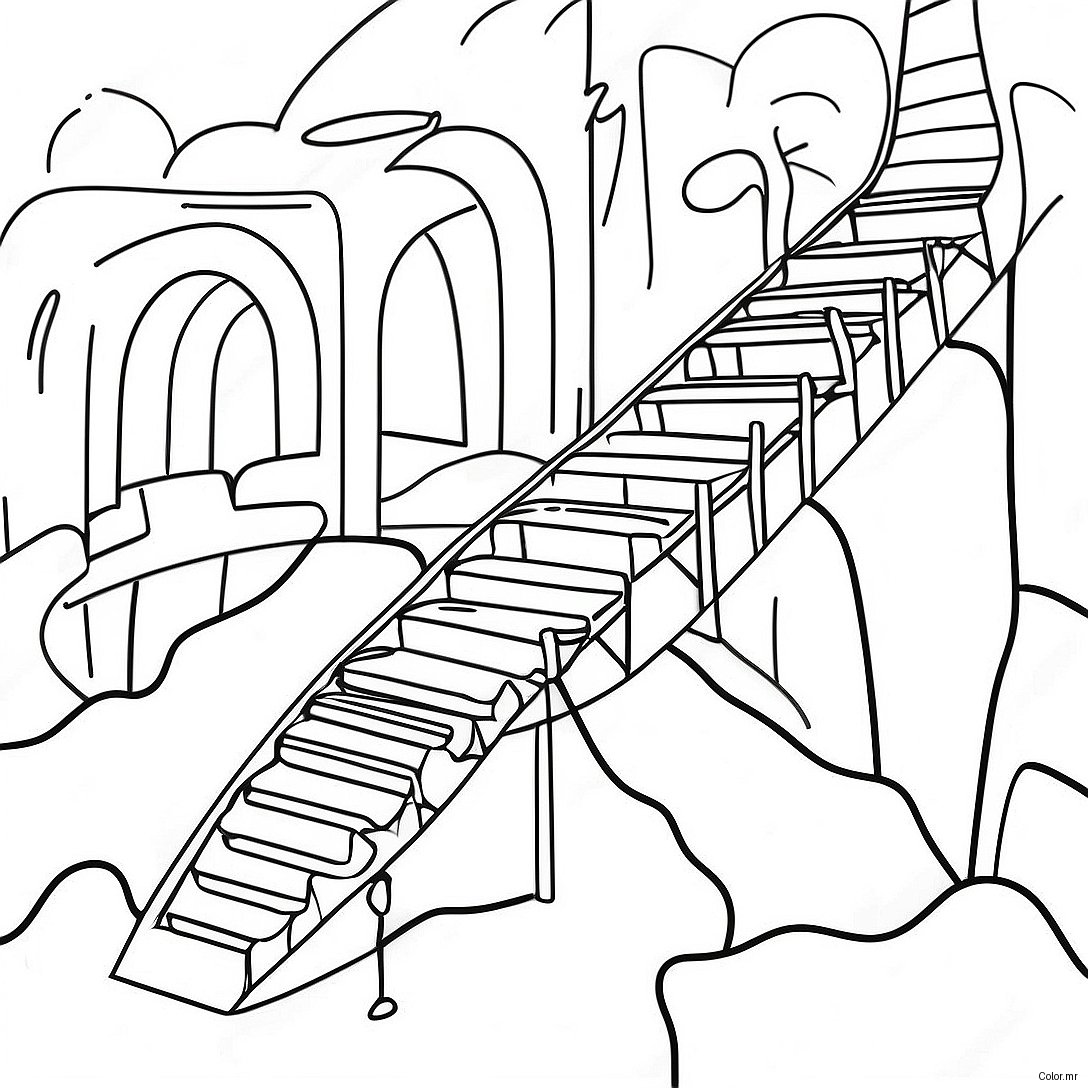 Colorful Marble Run Adventure Coloring Page 42832 35676