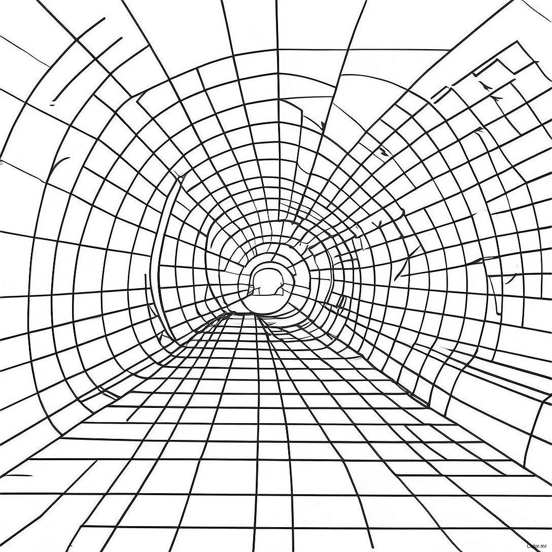 Colorful Mystery Grid Adventure Coloring Page 15210 12579