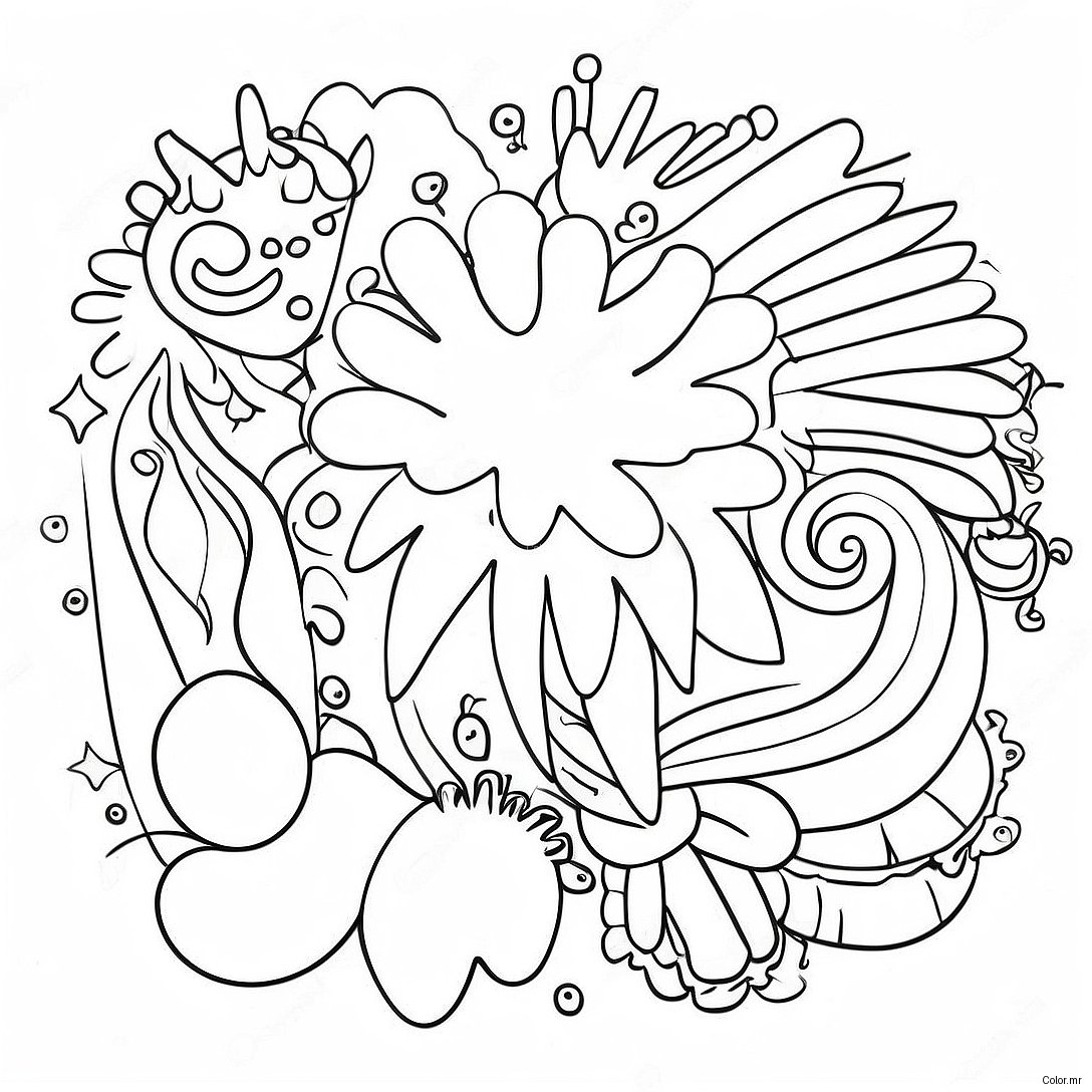 Colorful Neurodiversity Celebration Coloring Page 38287 31843