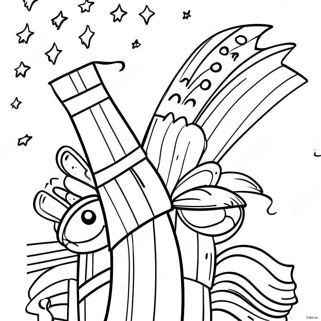 Colorful Pledge Of Allegiance Poster Coloring Page 55282 45993