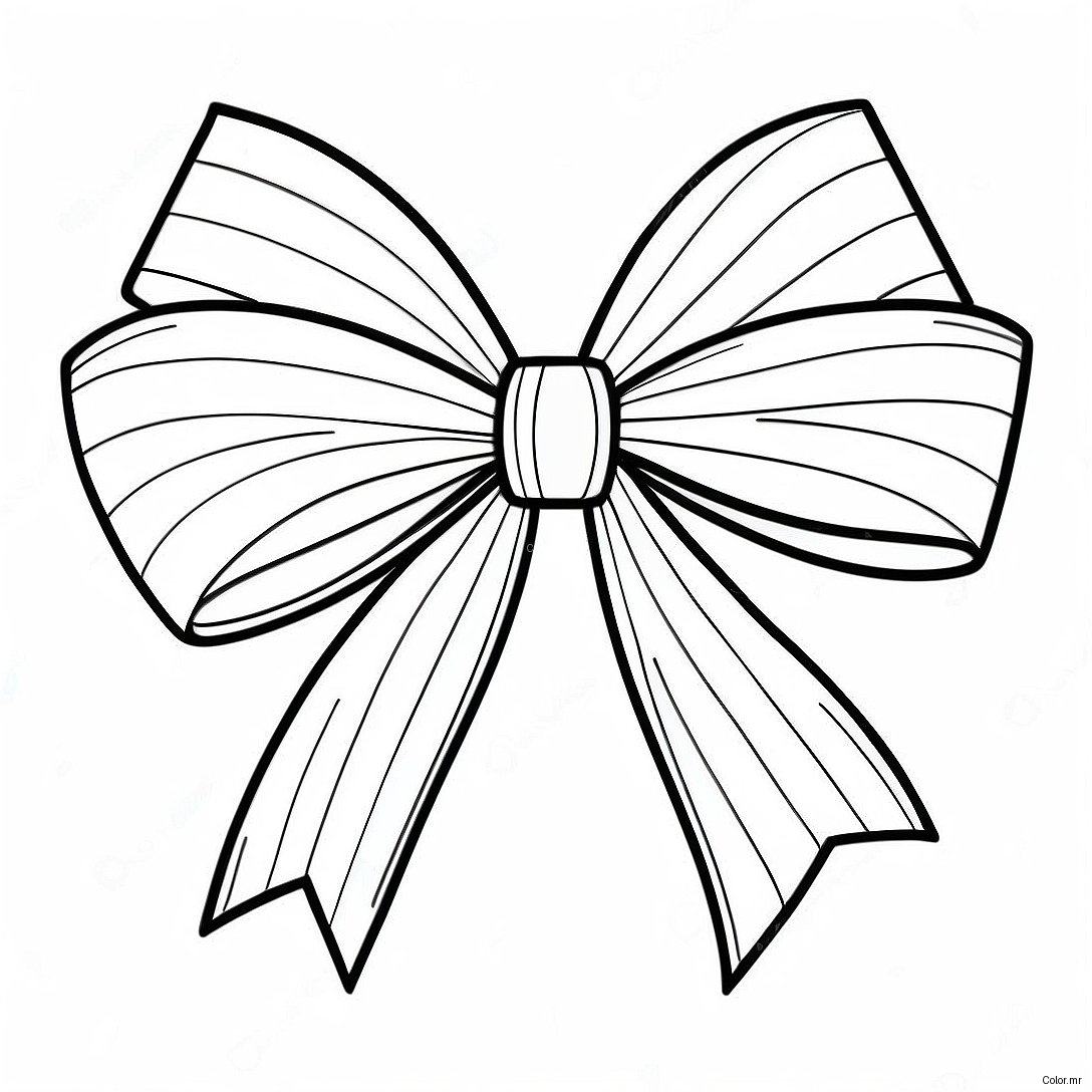 Colorful Red Ribbon Awareness Coloring Page 5945 4750