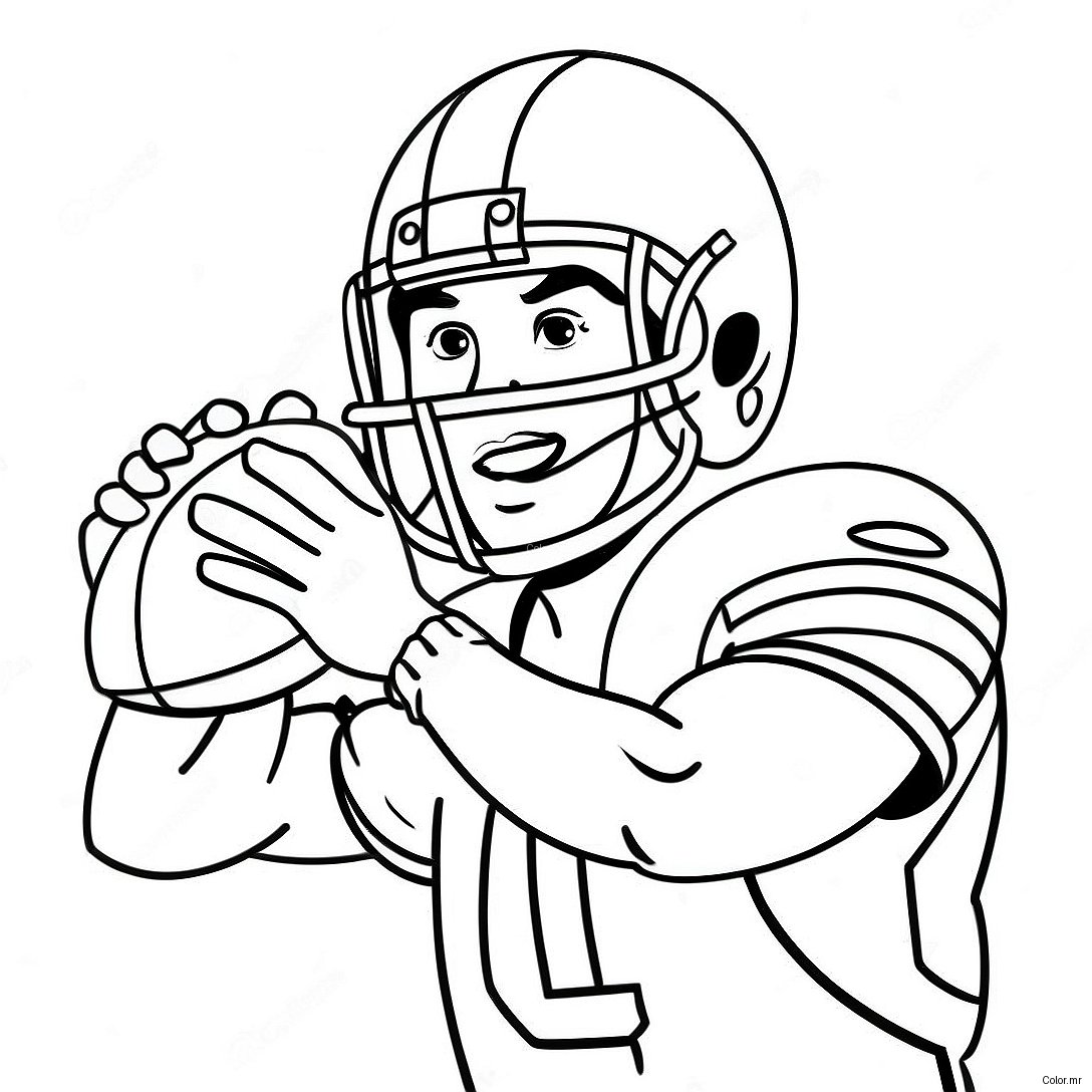 Cooper Kupp Catching A Football Coloring Page 45264 37605