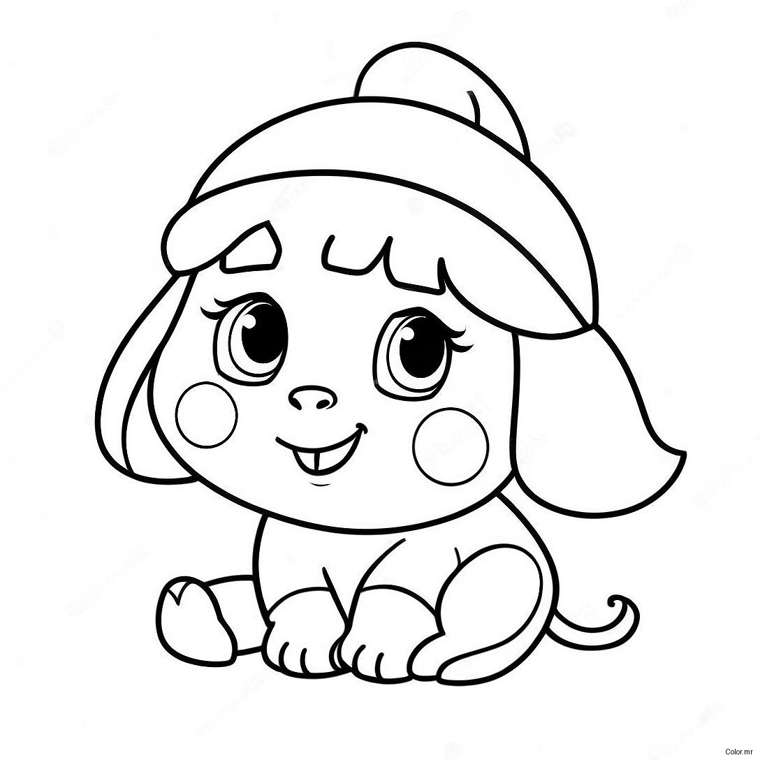 Dora In A Festive Santa Hat Coloring Page 45344 37667