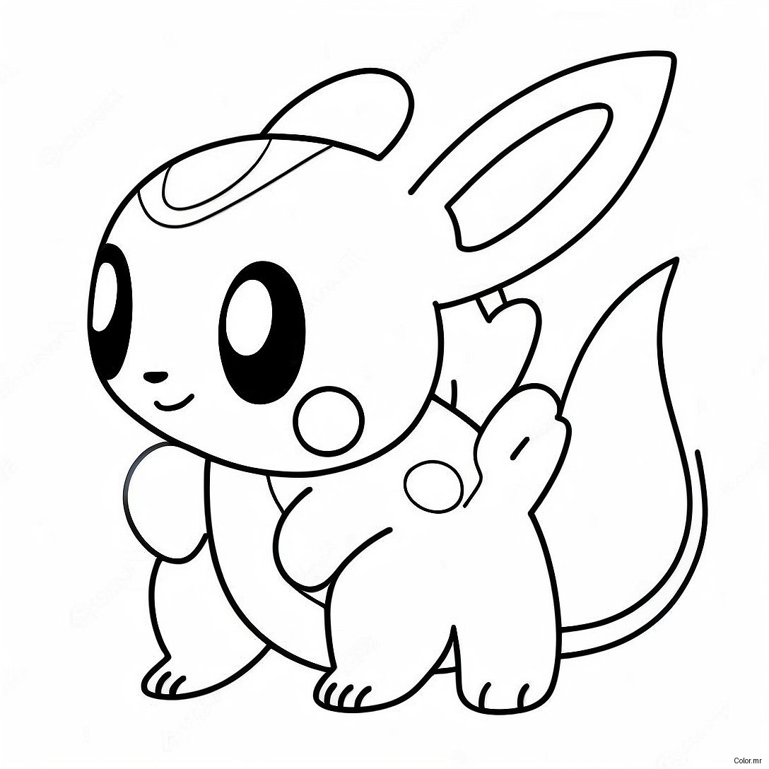 Electric Type Pokemon Coloring Page 60476 50169