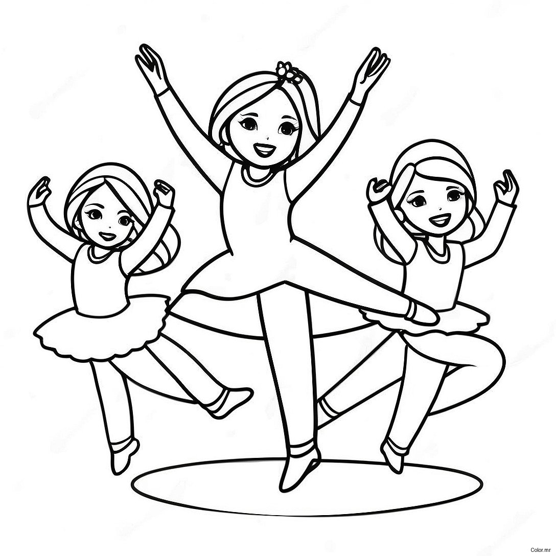 Exciting Dance Moms Performance Coloring Page 26247 24070