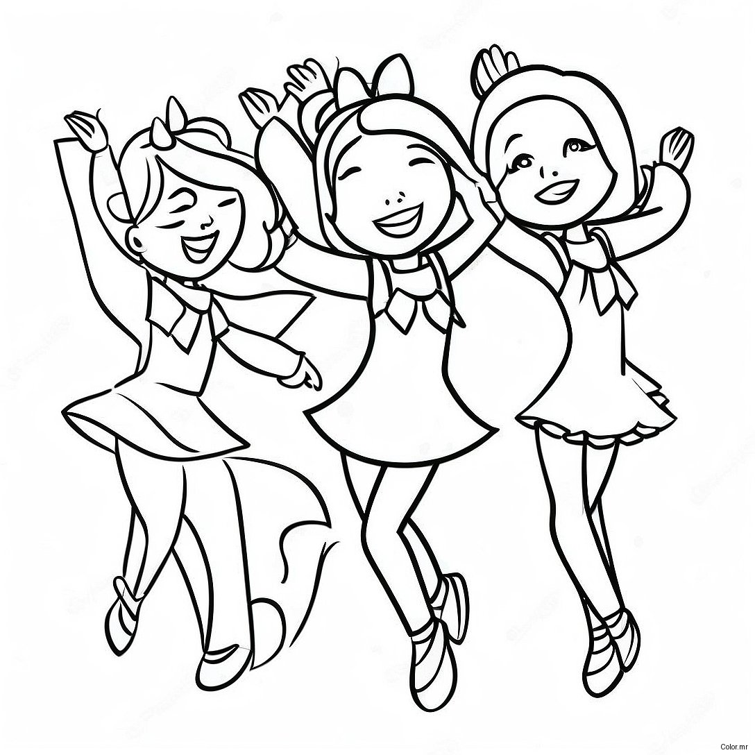Exciting Dance Moms Performance Coloring Page 26247 24071