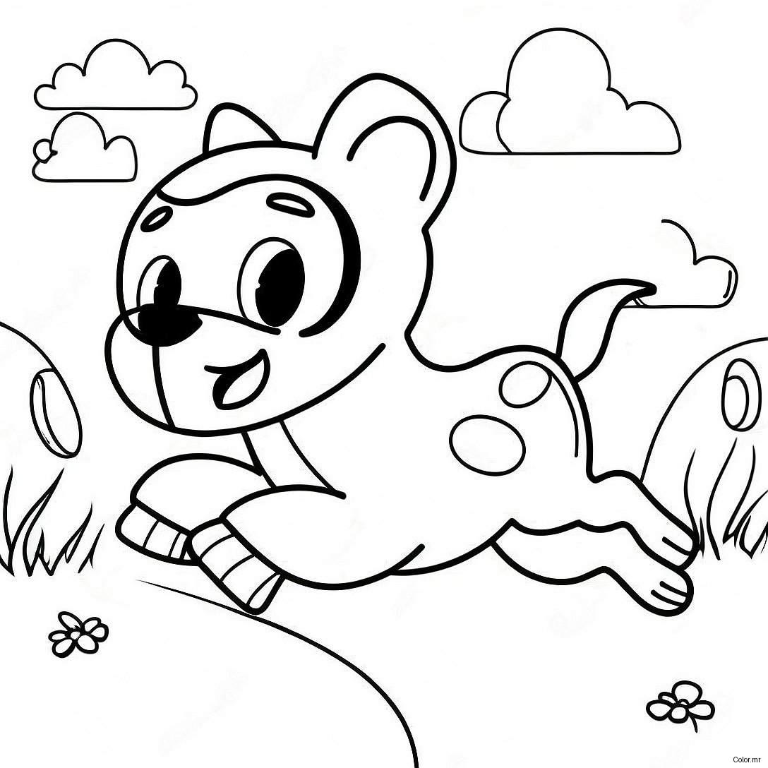 Exciting Fun Run Adventure Coloring Page 41880 34747