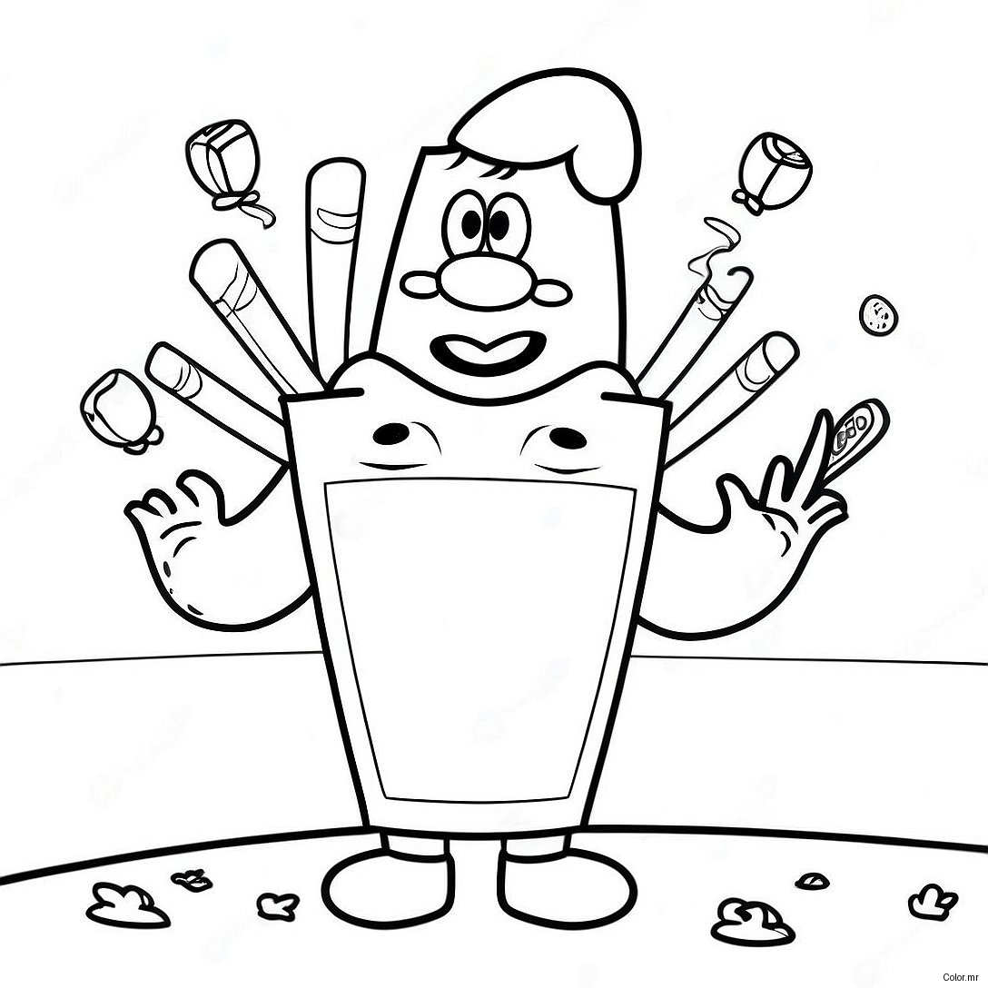 Funny April Fools Prank Coloring Page 20382 18929