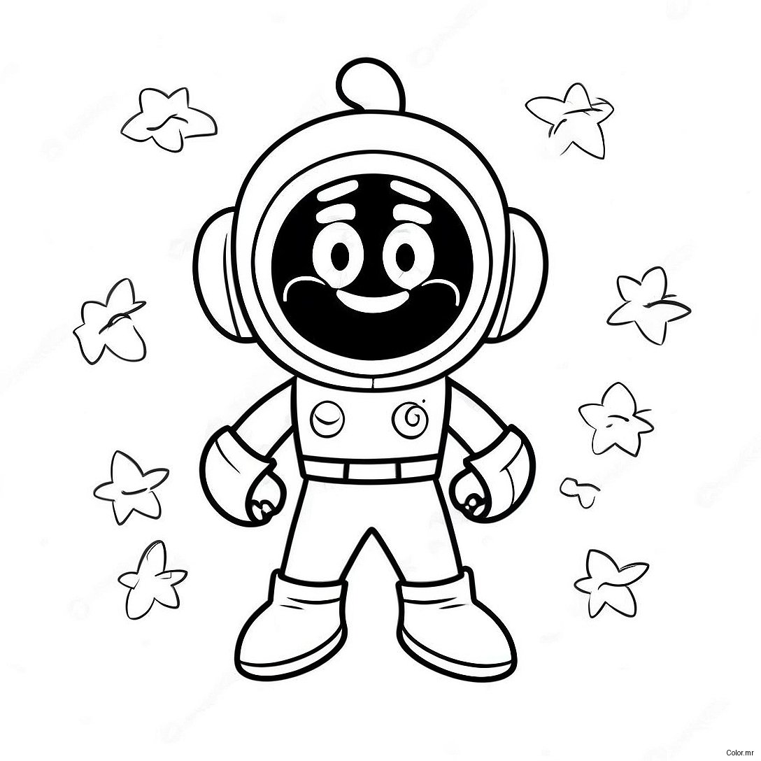 Funny Marvin The Martian In Space Coloring Page 22754 20941