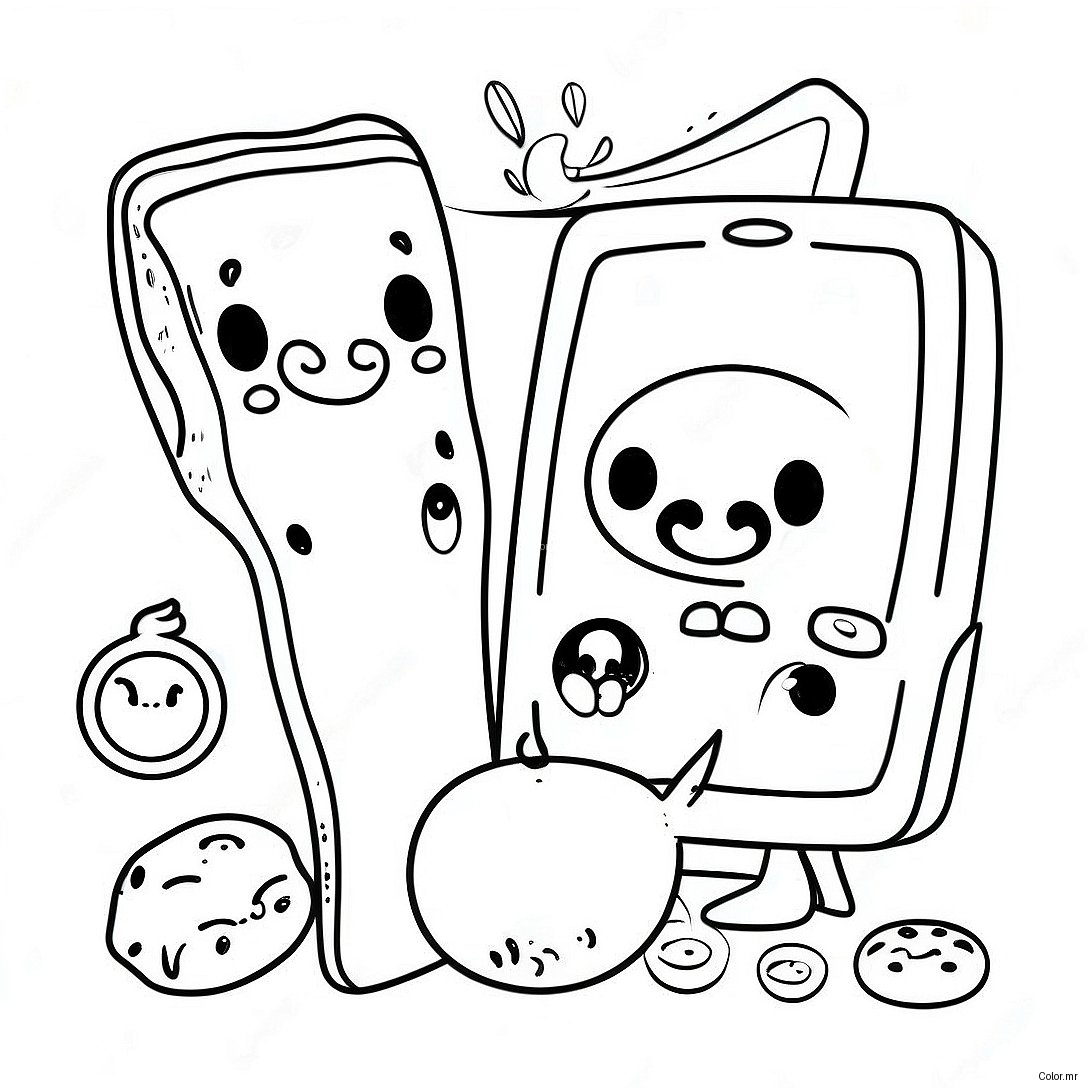 Funny Pun Illustrations Coloring Page 47354 39401