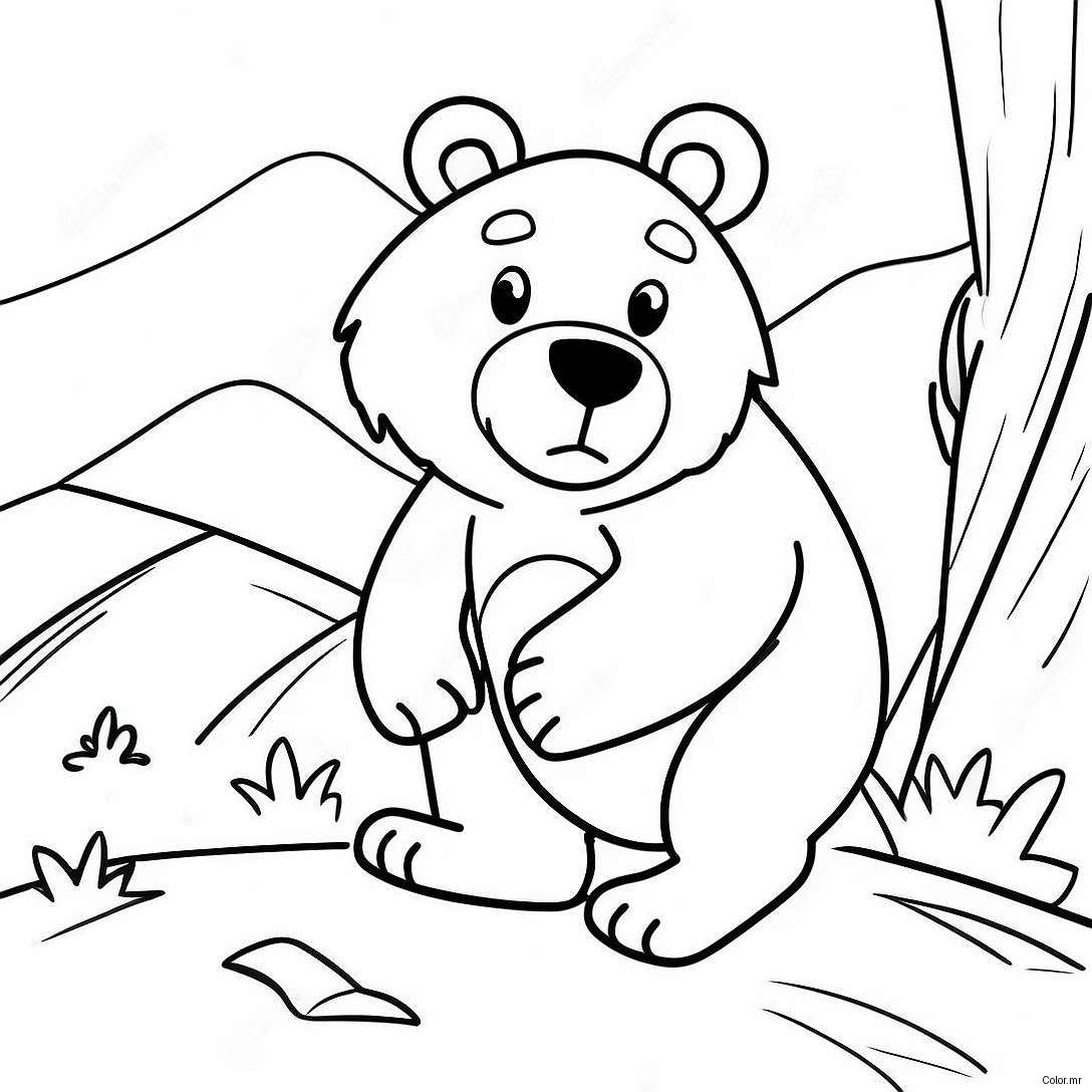 Grizzly The Bear And Lemmings Adventure Coloring Page 54642 45483