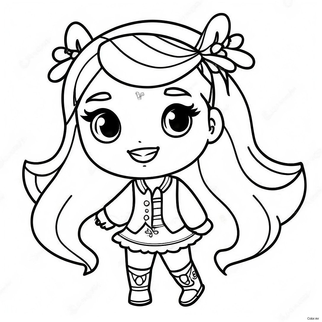 Jade From Rainbow High In Stylish Outfit Coloring Page 47344 39388