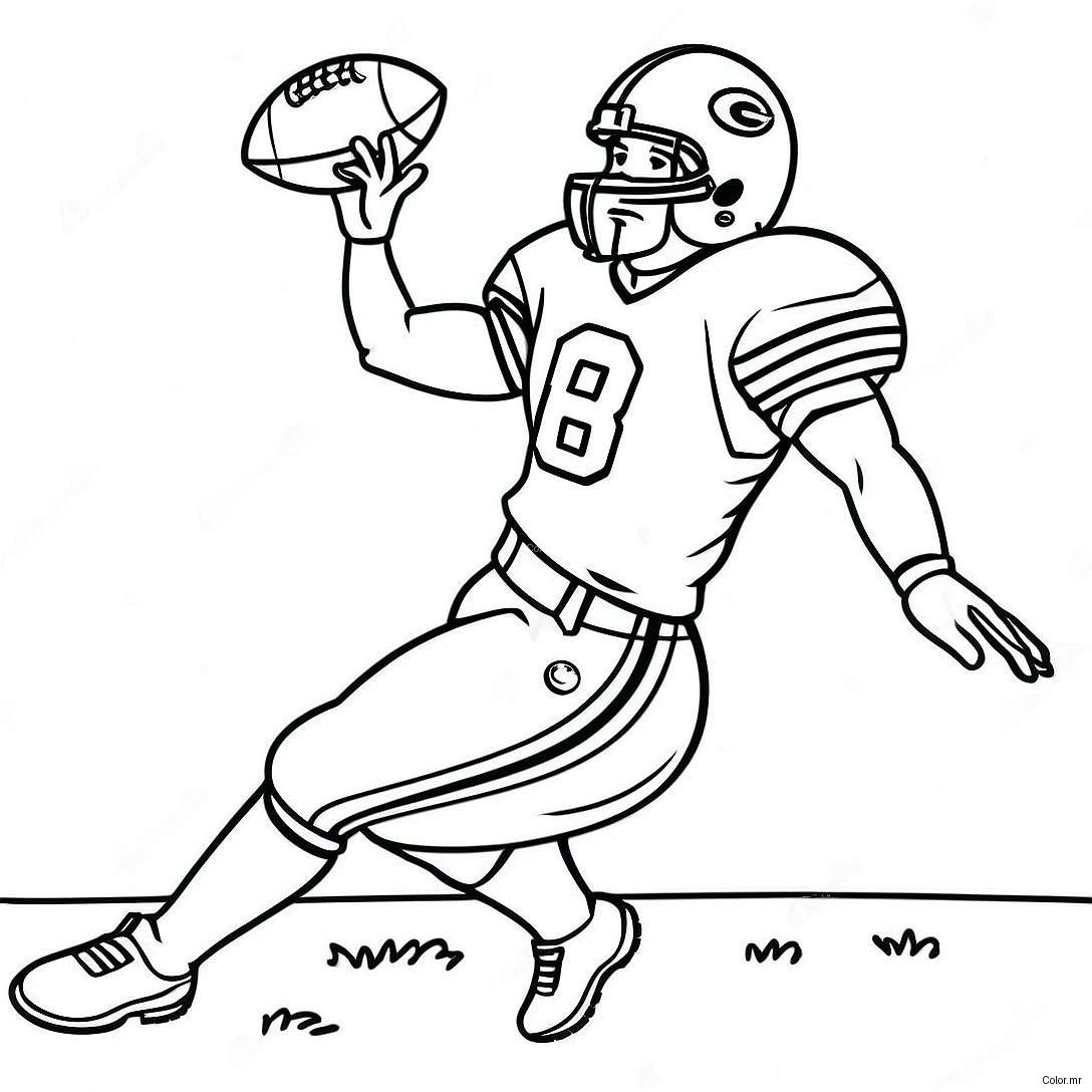 Jerry Rice Catching A Football Coloring Page 59817 49650