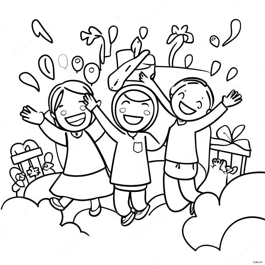 Joyful Catholic Schools Celebration Coloring Page 44603 37084