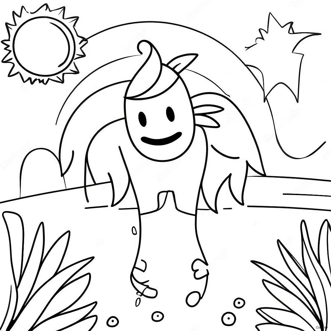 Joyful Summer Solstice Celebration Coloring Page 42552 35452
