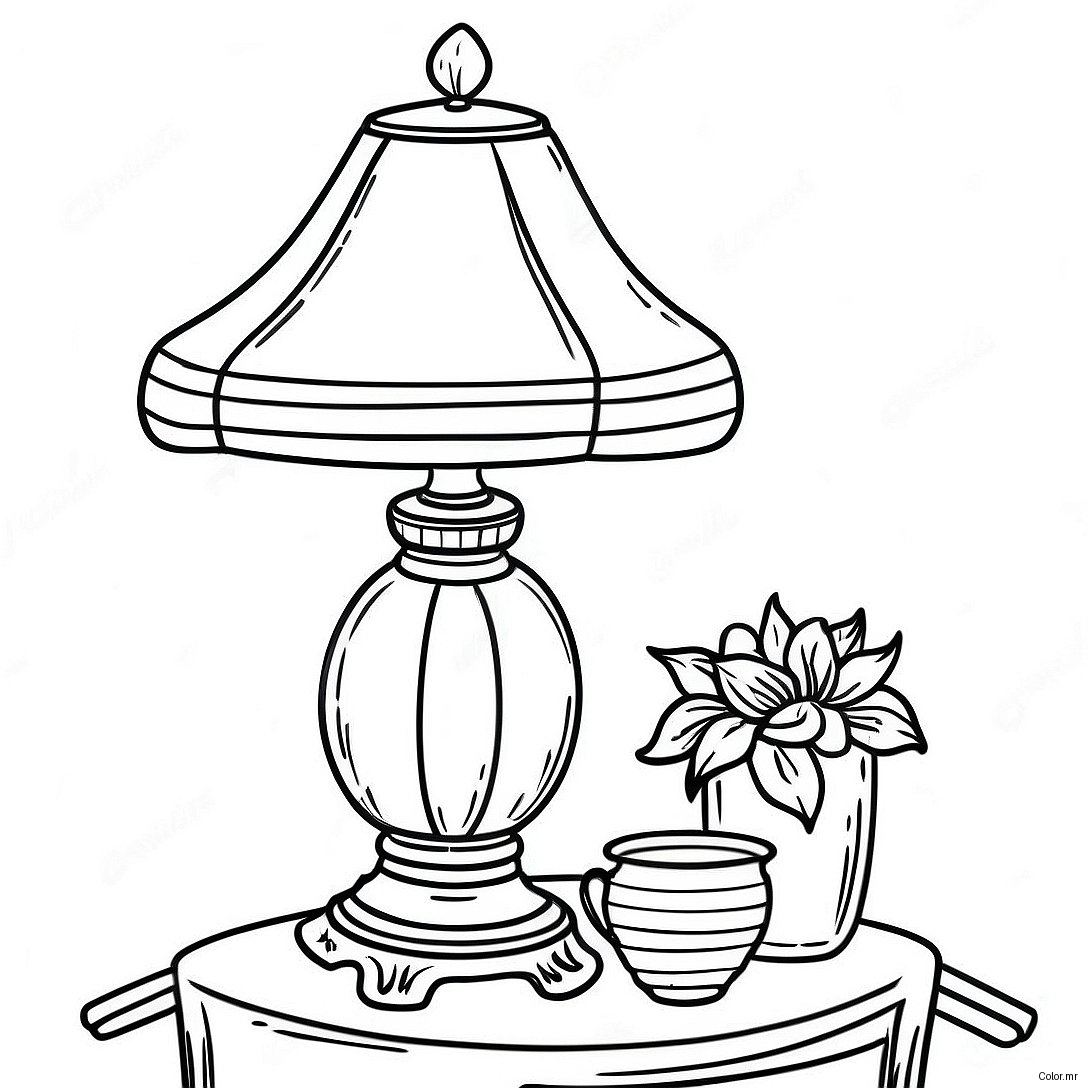 Lampada Vintage Da Colorare 47144 39221