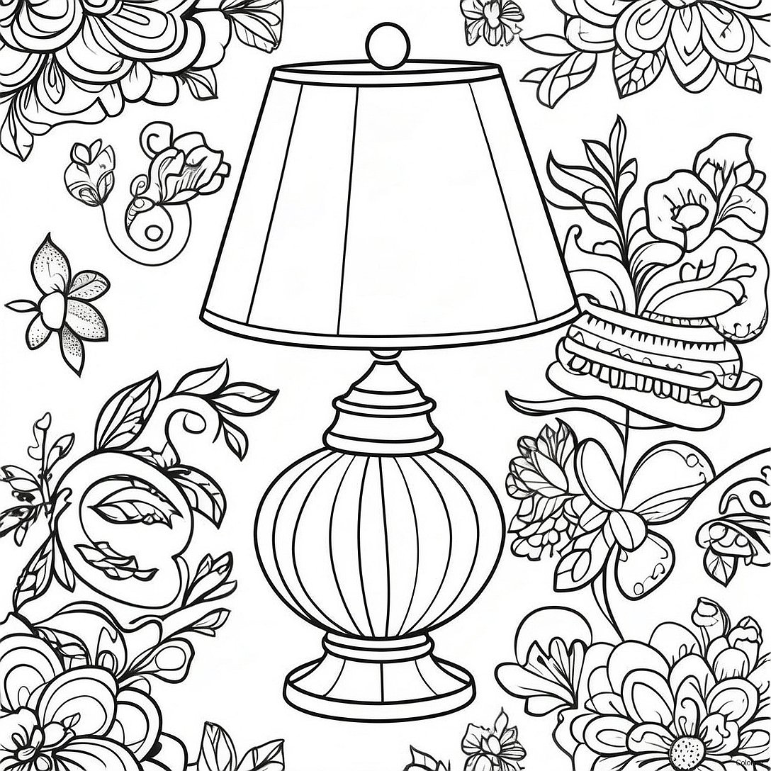 Lampada Vintage Da Colorare 47144 39223
