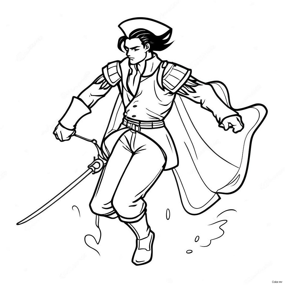 Levi In Posa Da Battaglia Da Colorare 41119 34151