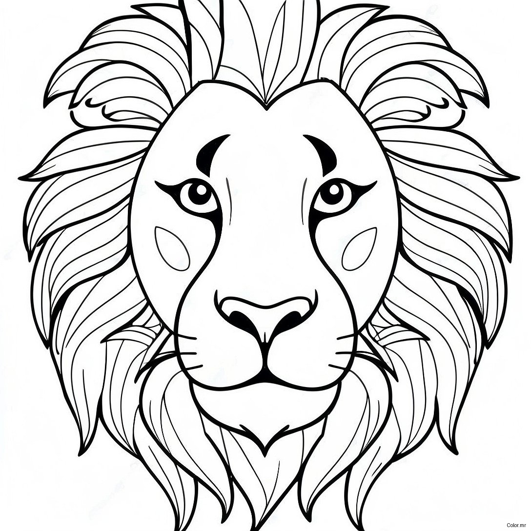 Majestic Lion From Carnival Of The Animals Coloring Page 66191 54671