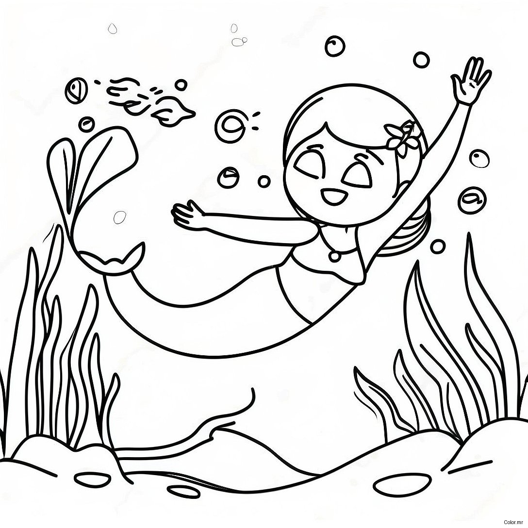 Mako Mermaids Underwater Adventure Coloring Page 70664 58422