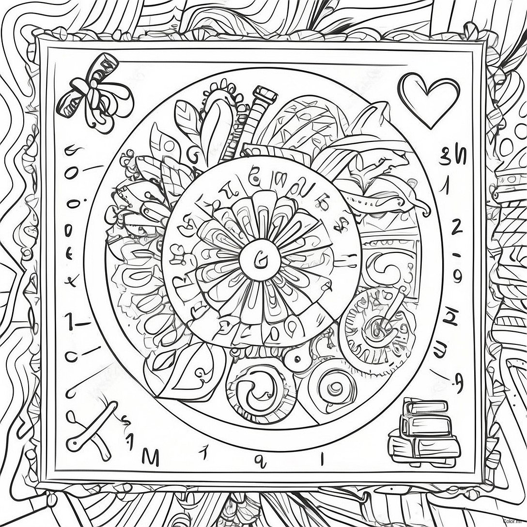 Math Binder Cover Ideas Coloring Page 45953 38277