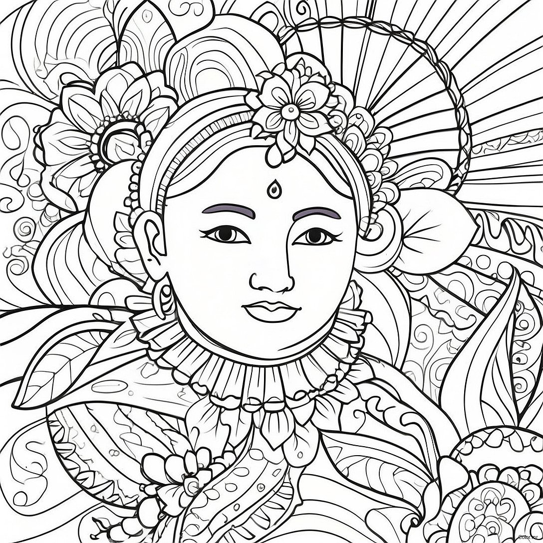 Mindful Adult Coloring Pages For Stress Relief 41390 34362