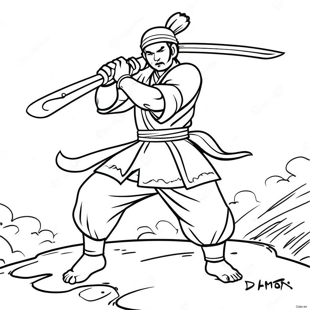 Mitsuri Kanroji In Posa Di Battaglia Da Colorare 1952 1606