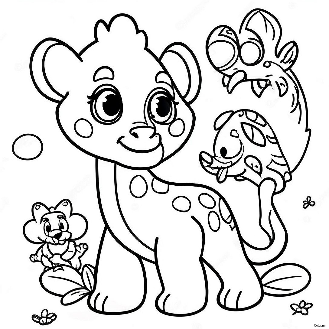Pagina Da Colorare Animali Della Giungla Dettagliati 61097 50668