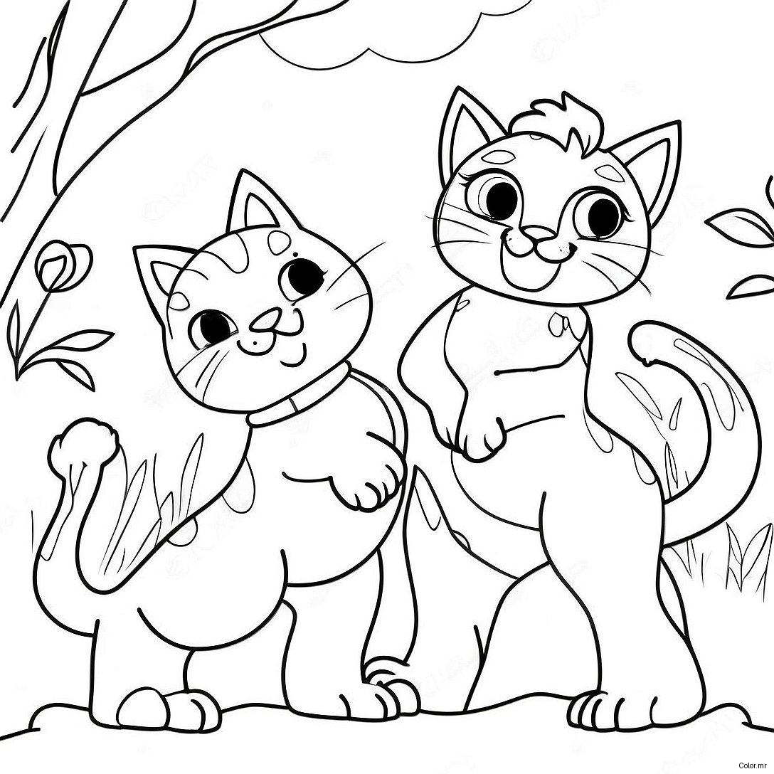 Pagina Da Colorare Dei Warrior Cats In Battaglia 34753 28943