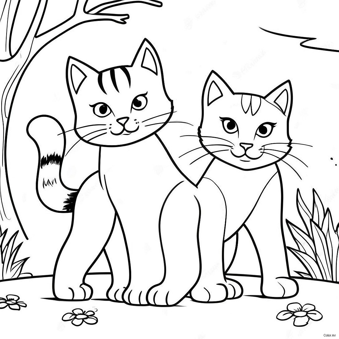 Pagina Da Colorare Dei Warrior Cats In Battaglia 34753 28944