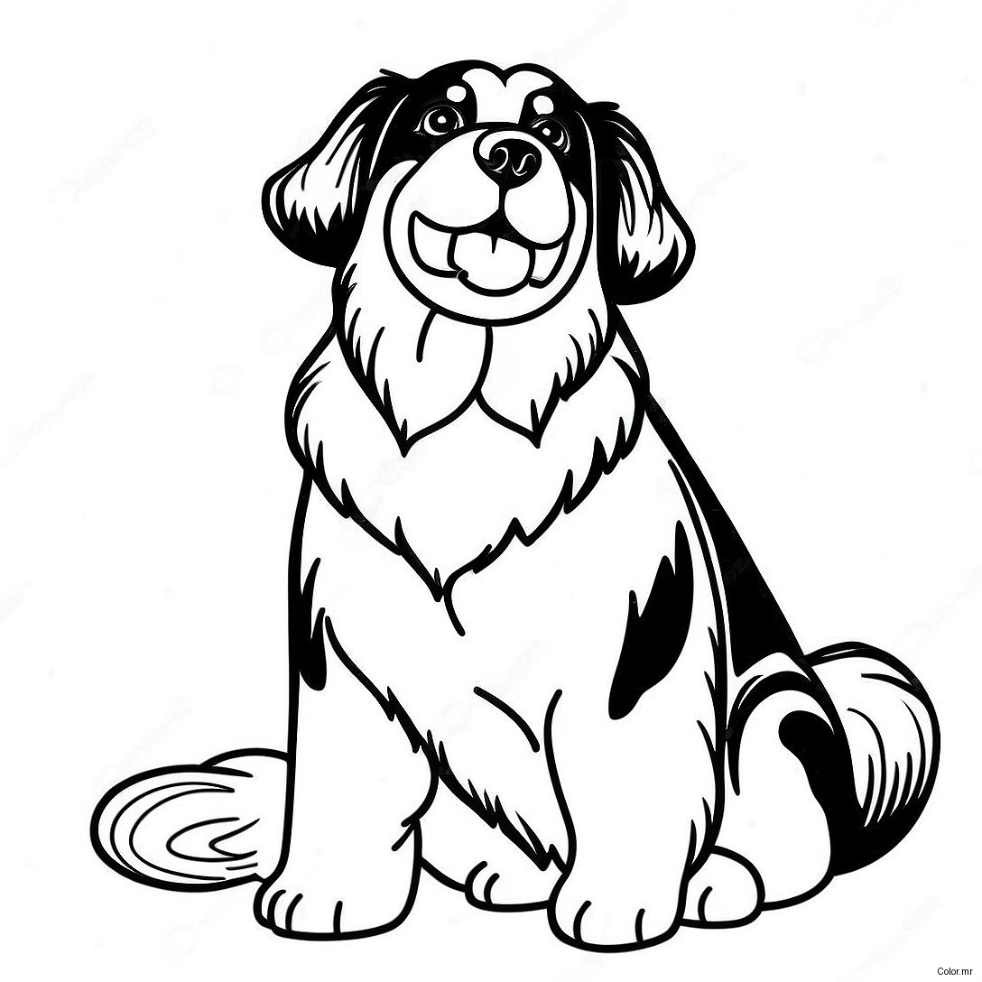 Pagina Da Colorare Del Cane Da Montagna Bernese 35563 29583