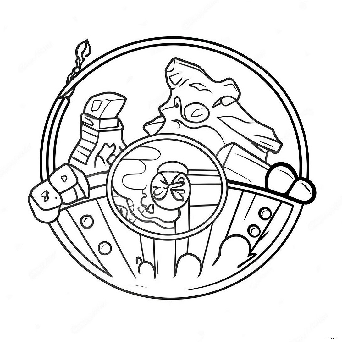 Pagina Da Colorare Del Logo Di Fortnite Capitolo 2 Stagione 2 49954 41662