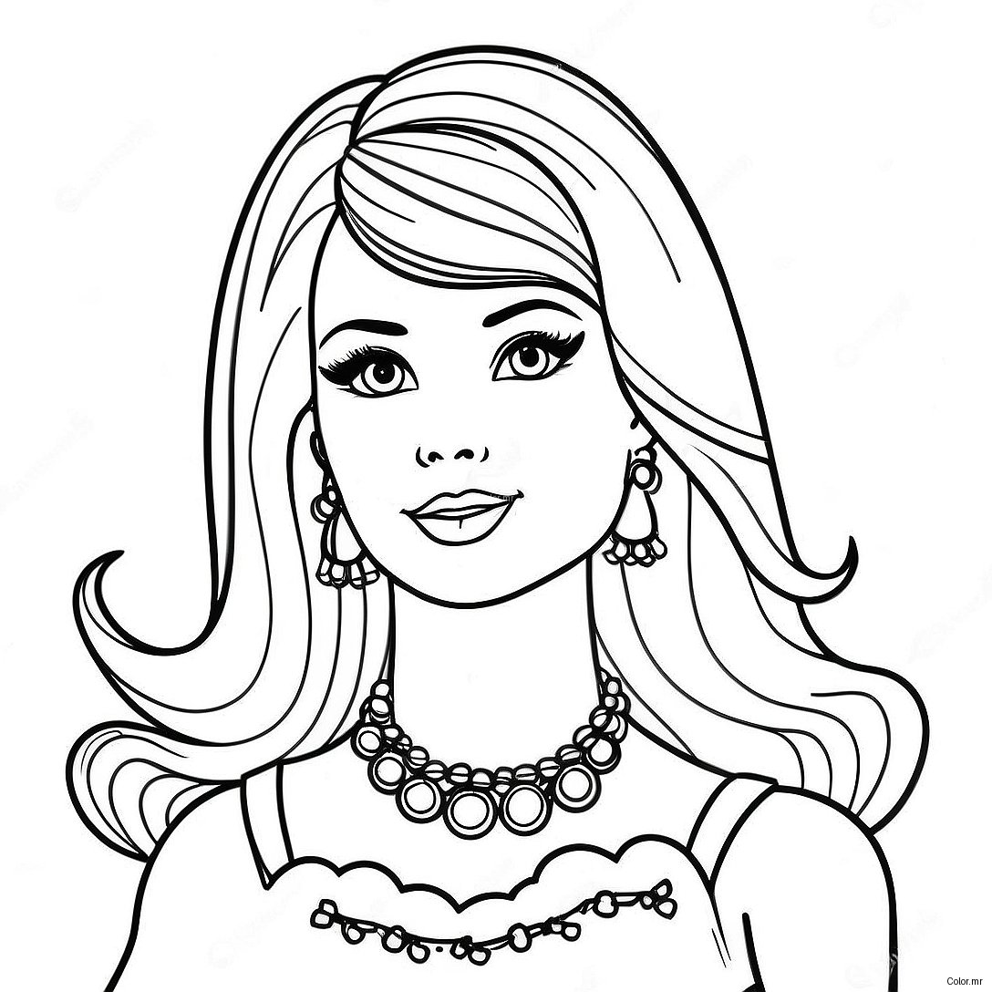 Pagina Da Colorare Della Barbie Vintage 8265 6698