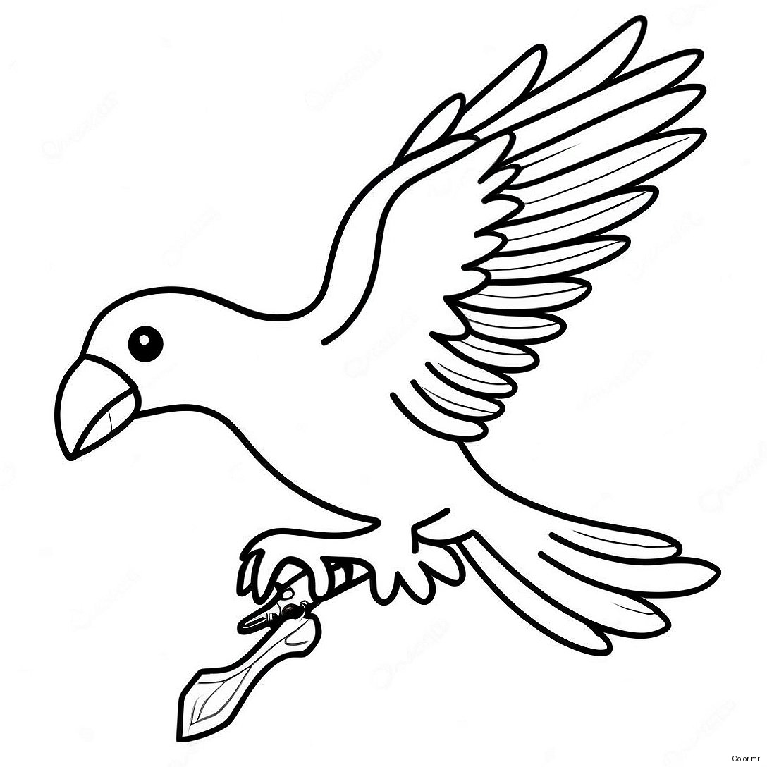 Pagina Da Colorare Dellepico Raven In Posa Da Battaglia 41670 34567