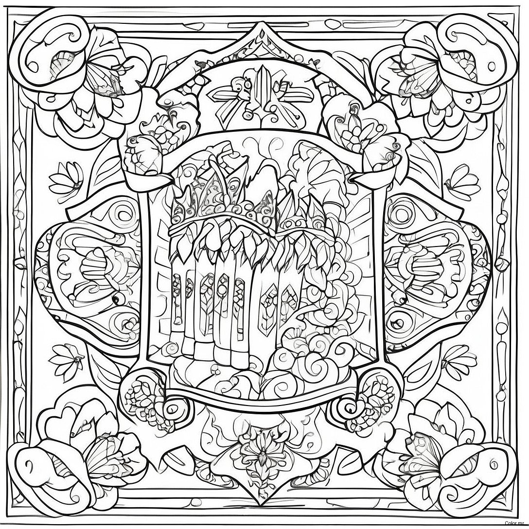 Pagina Da Colorare Dettagliata Del Beis Hamikdash 24666 22626