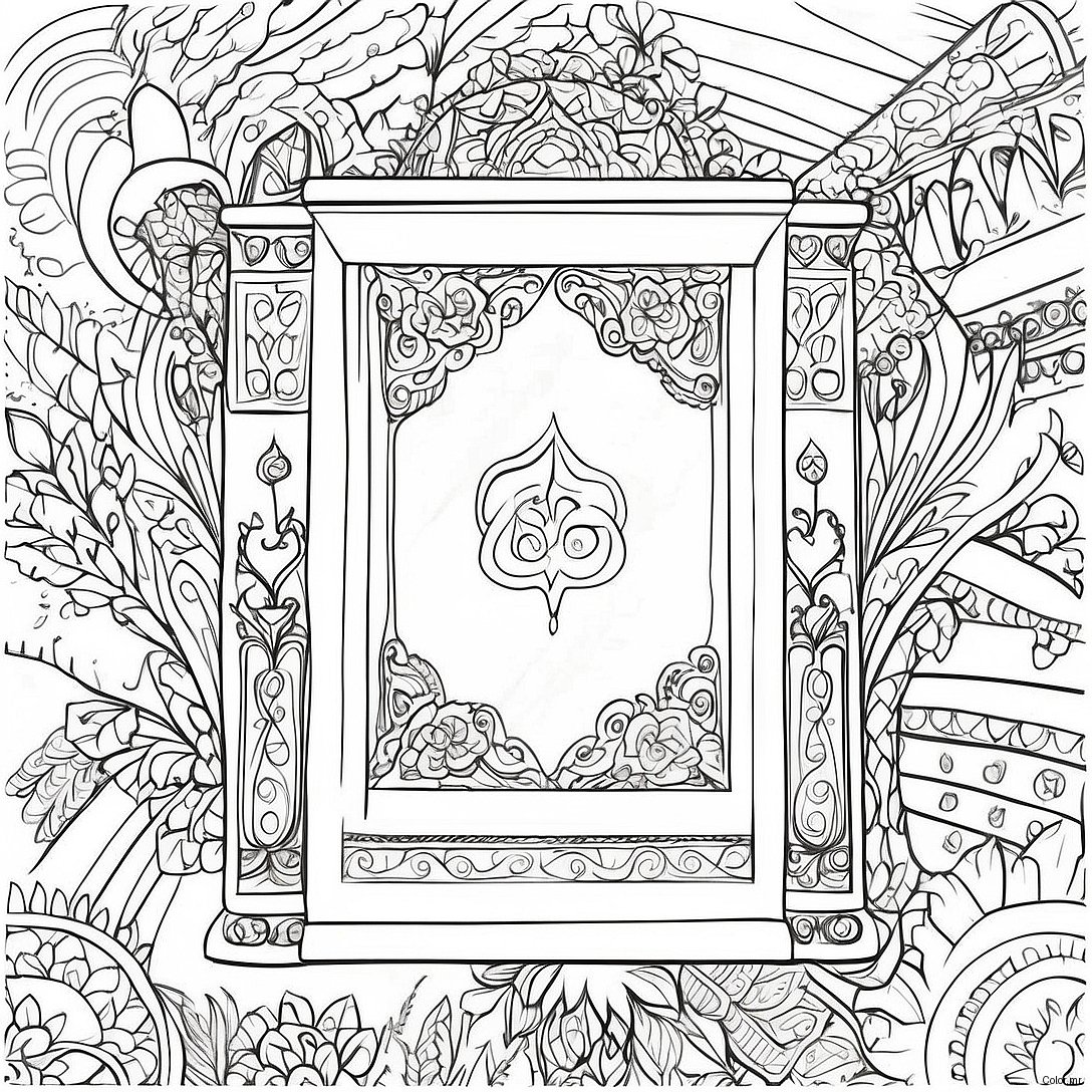 Pagina Da Colorare Dettagliata Del Beis Hamikdash 24666 22628